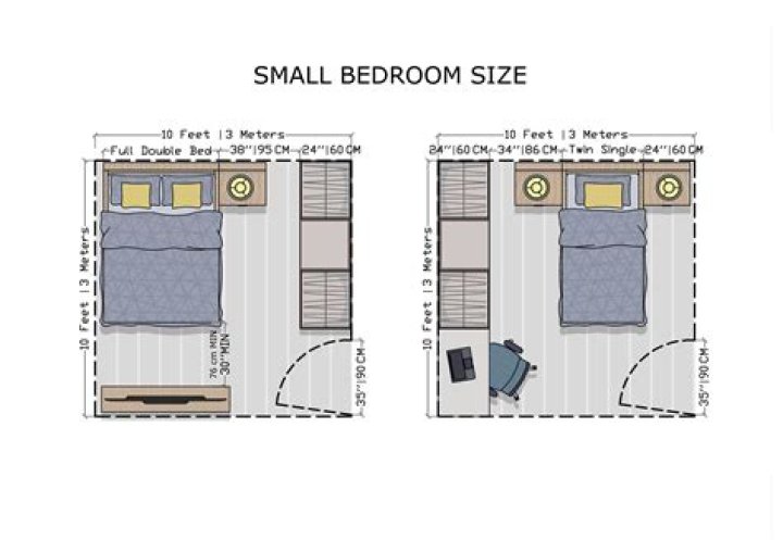 What is the smallest size bedroom you can have?