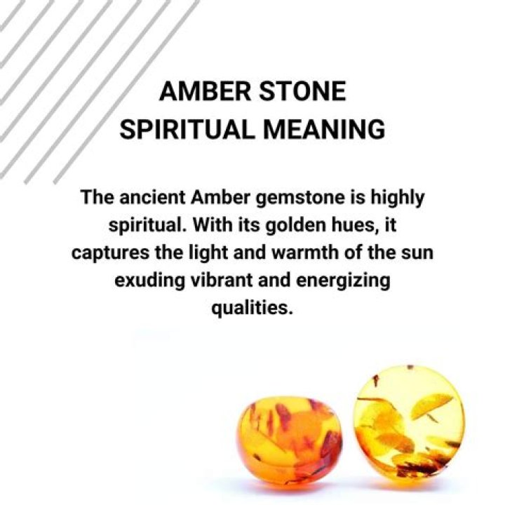 What is the spiritual meaning of amber?