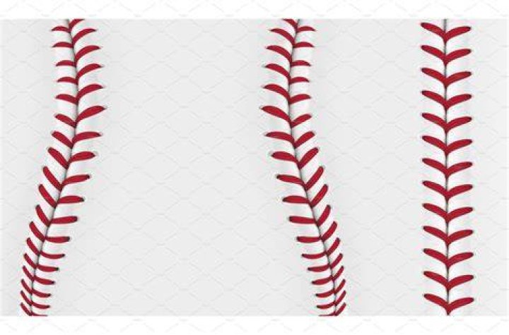 What is the stitching on a baseball made of?