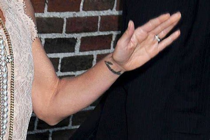 What is the tattoo on Kelly Ripa's wrist?