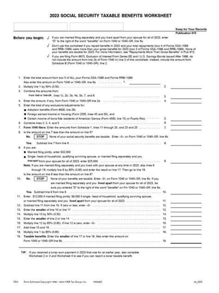 What is the taxable amount of Social Security at age 71?