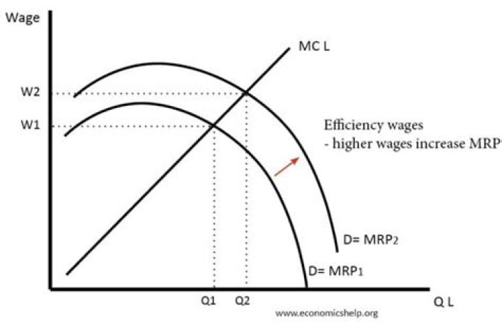 What is the theory of efficiency wages?