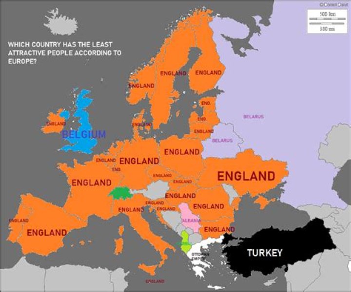 What is the ugliest country in Europe?