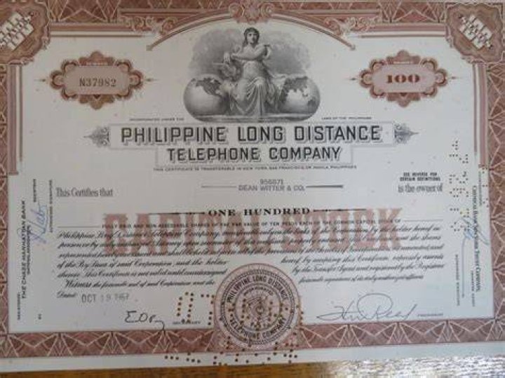 What is the URL of Philippine Long Distance Telephone?