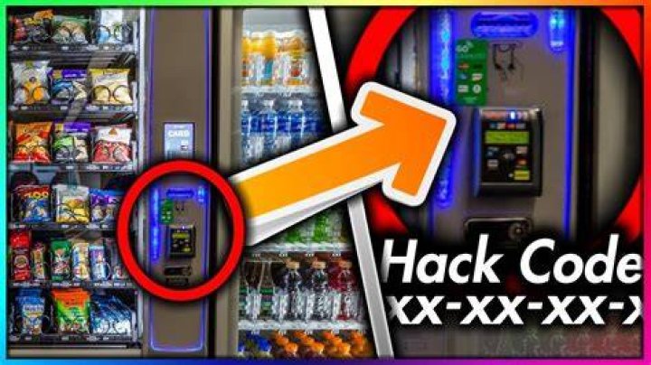 What is the vending machine hack code?