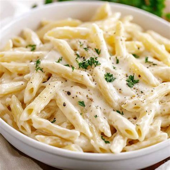 What is the white stuff in pasta?