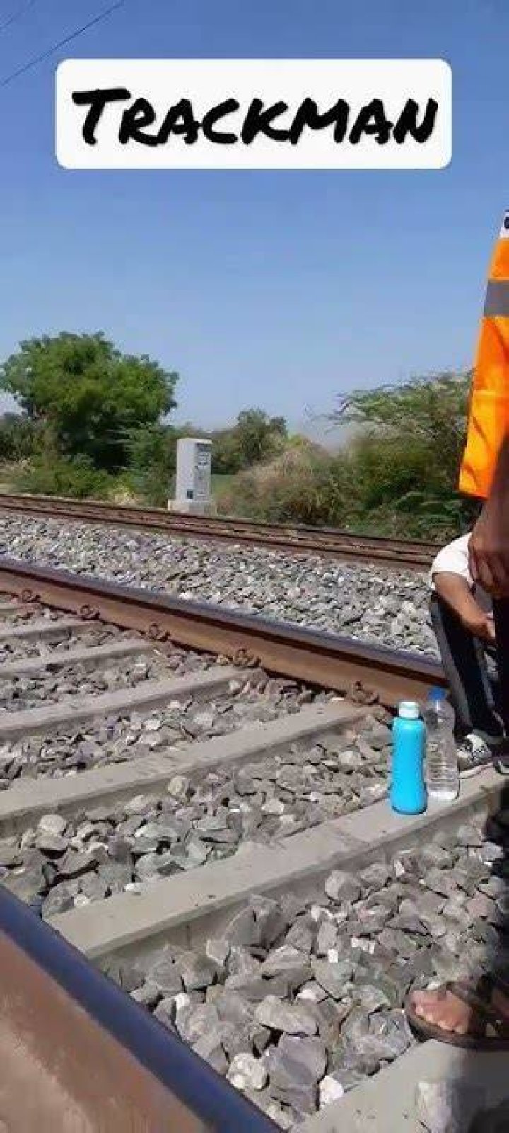 What is the work of Trackman in railway?