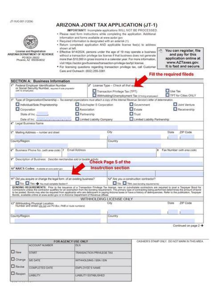What is TPT tax type?