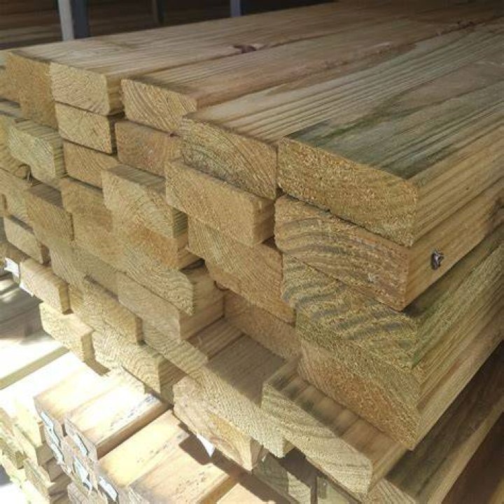 What is treated pine used for?