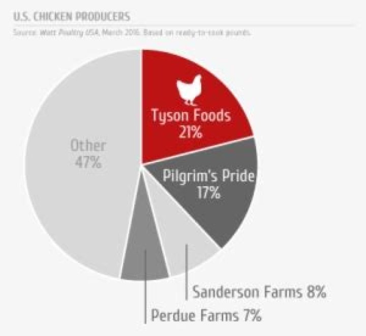 What is Tyson Foods market share?