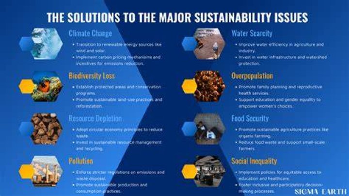 What issues are most important related to sustainability?
