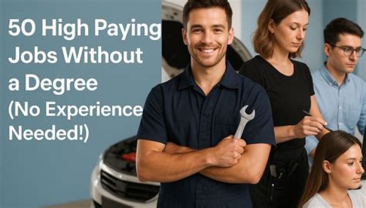What job pays high without a degree?