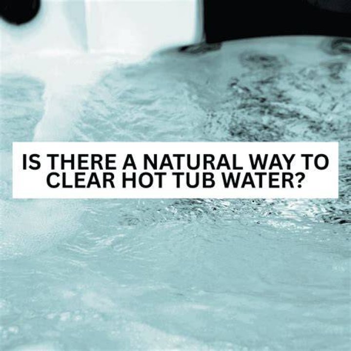 What keeps hot tub water clear?