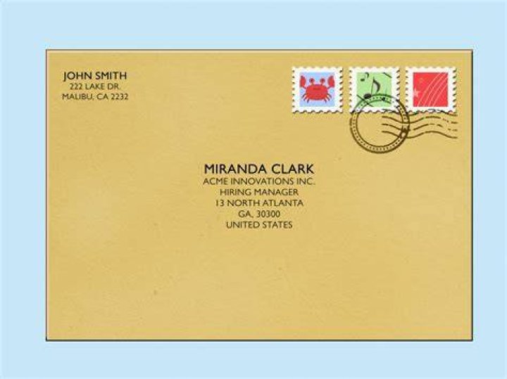 What kind of envelope do I send my taxes in?