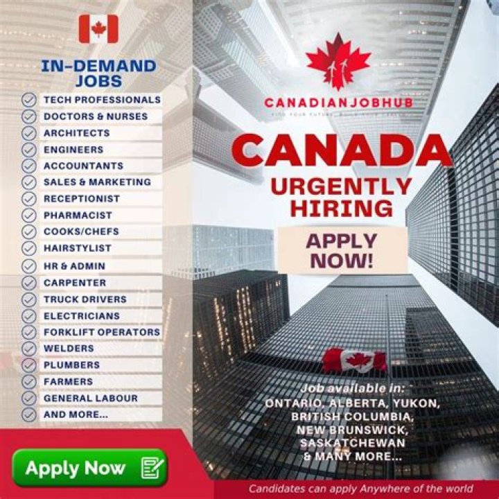 What kind of jobs are available in Canada?