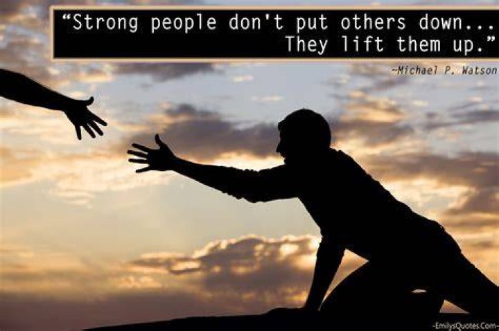 What kind of person puts others down?