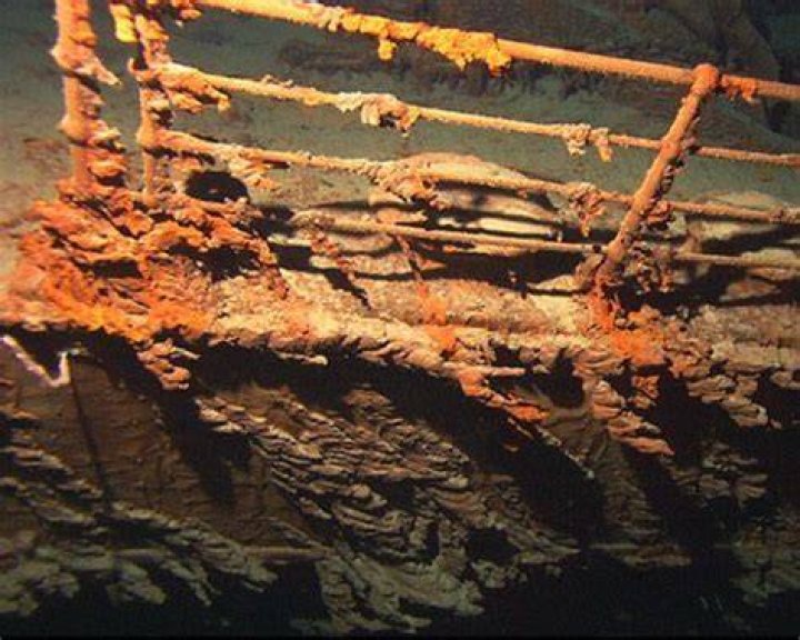 What kind of rust is on the Titanic?