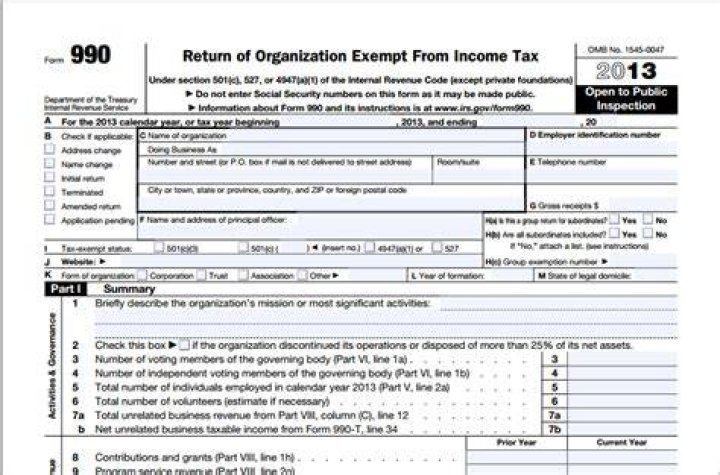 What kind of tax return does a 501c3 organization need?