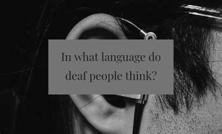 What language do the deaf think in?