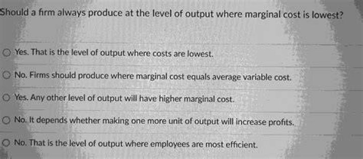 What level of output will the firm produce?