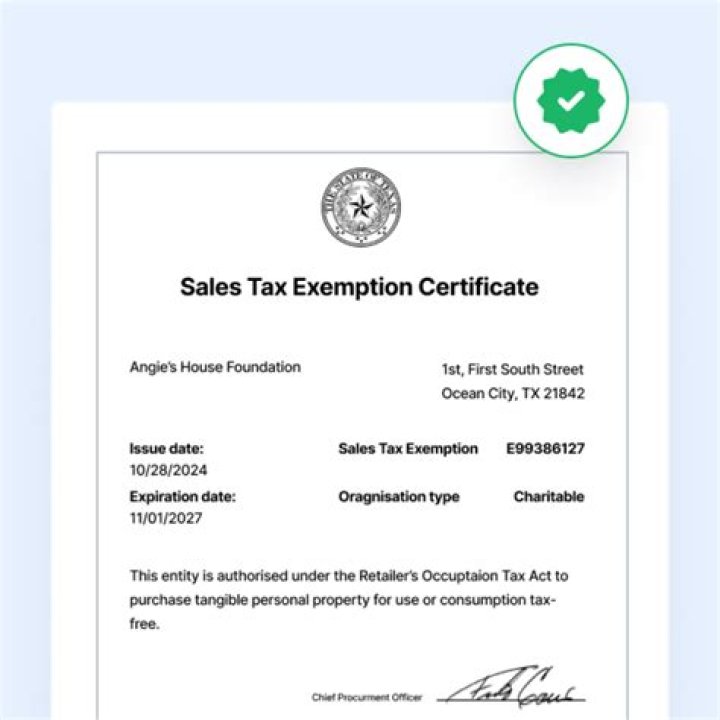 What makes a customer tax exempt?