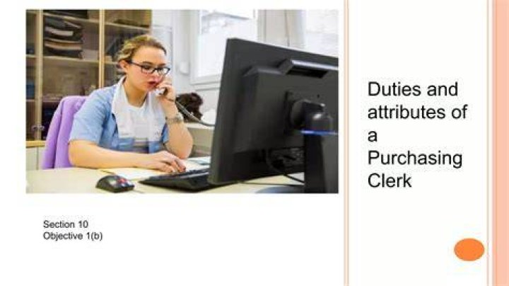 What makes a good purchasing Clerk?