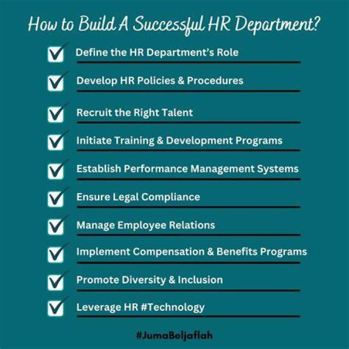 What makes an HR department successful?