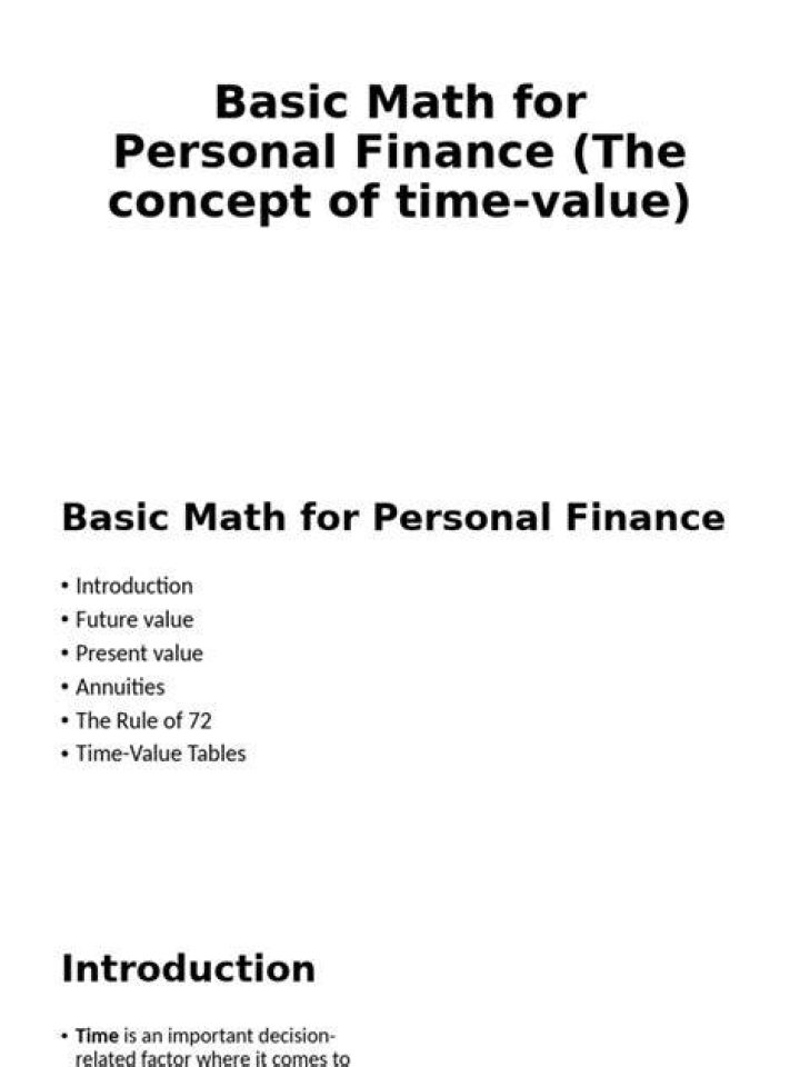 What math is useful for finance?