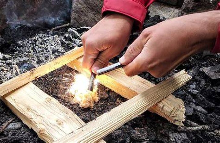 What mineral can be used to start a fire?