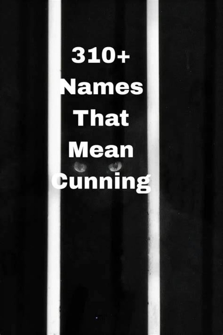 What names mean cunning?