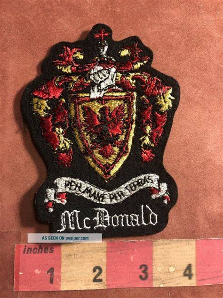 What nationality is the last name McDonald?