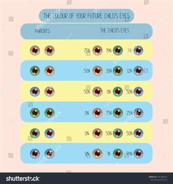 What parent determines eye color?