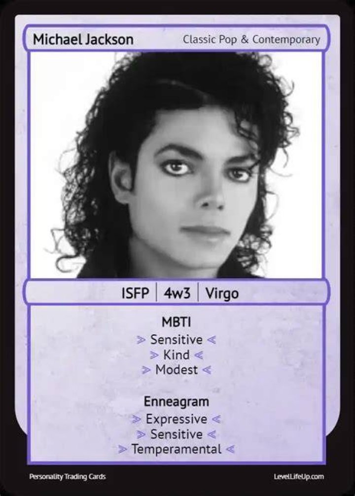 What personality type was Michael Jackson?