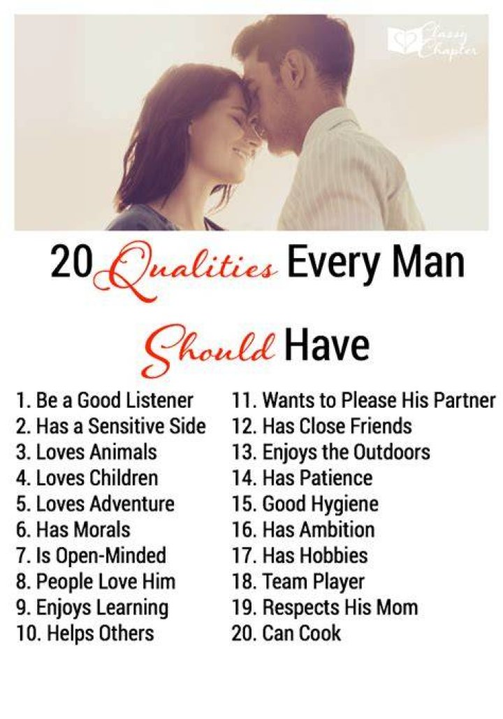 What qualities a wife should have?
