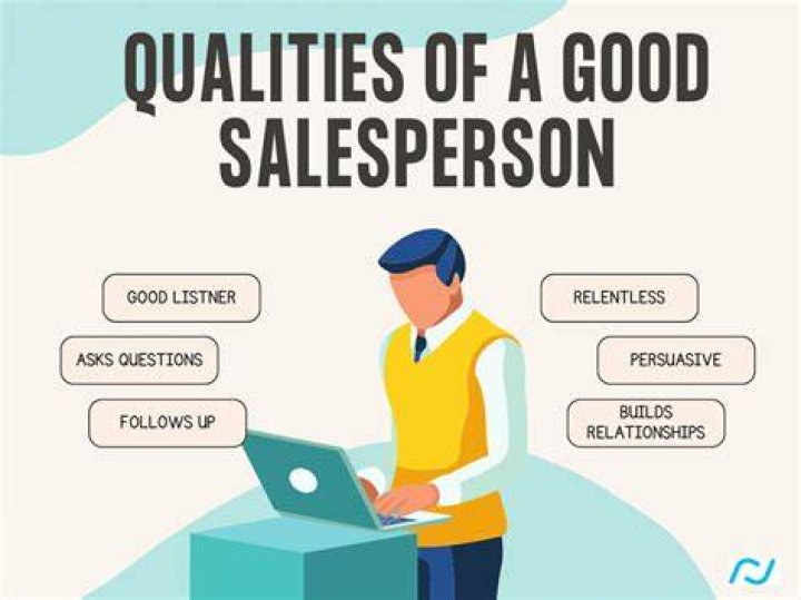 What qualities does a good sales agent need?