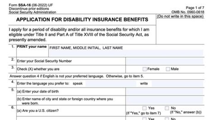 What questions do they ask for Social Security disability?