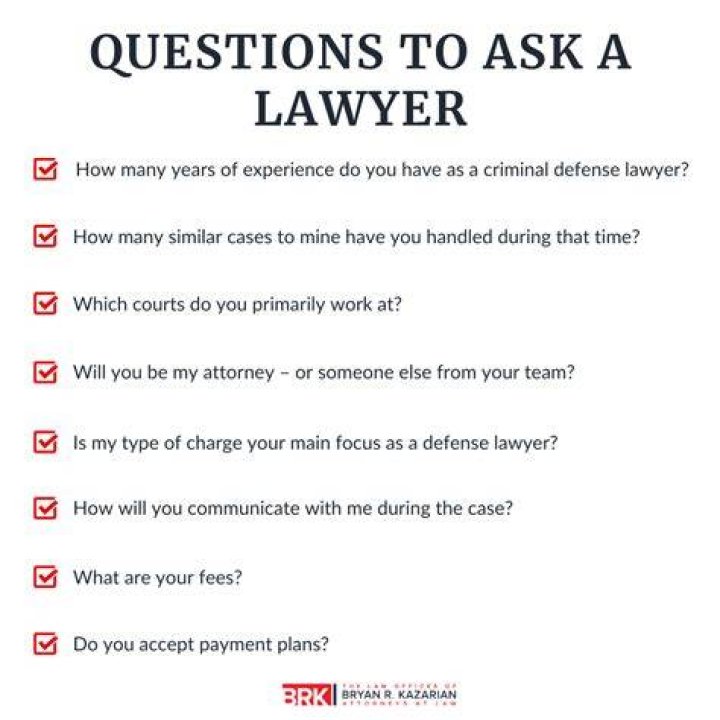 What questions does a lawyer ask?