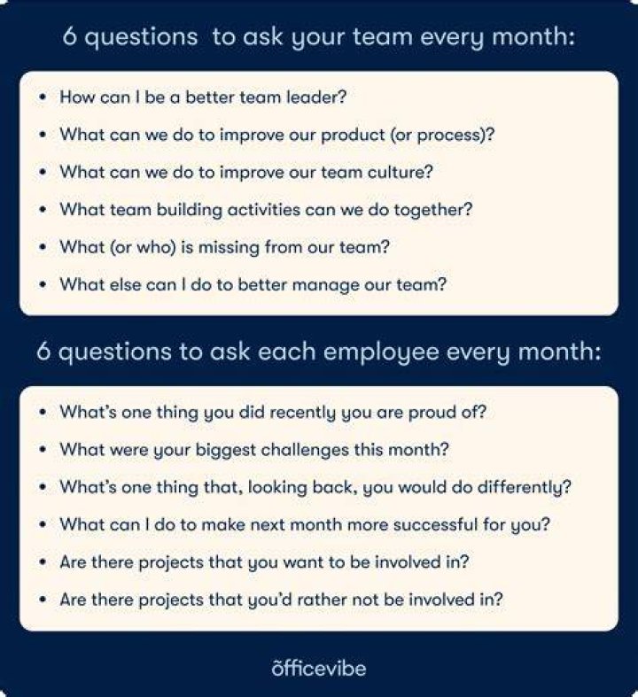 What questions should I ask a one on one manager?