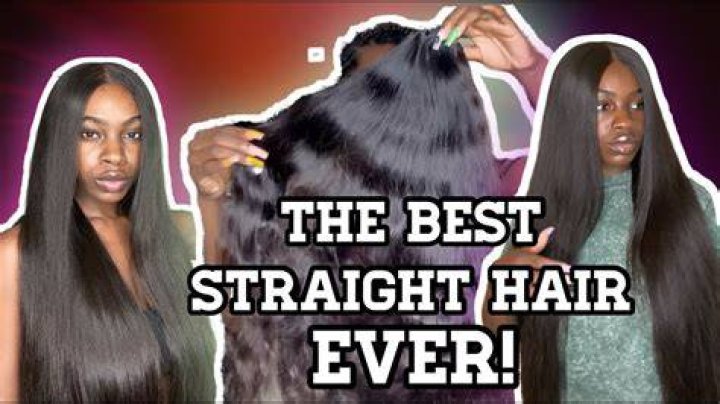 What race has straightest hair?