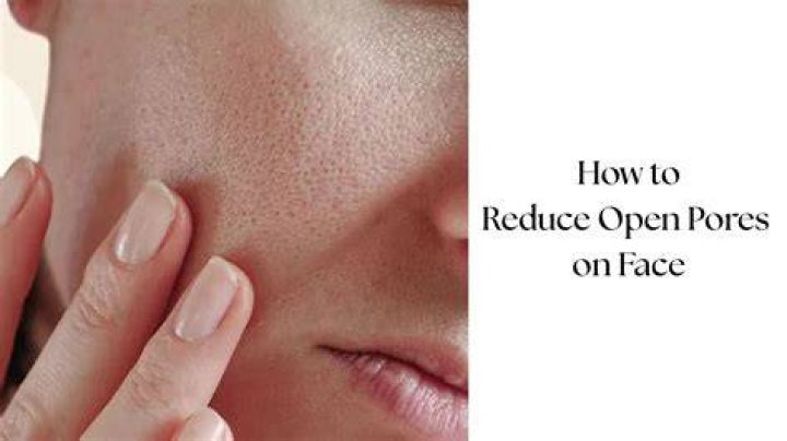 What reduces pores on face?