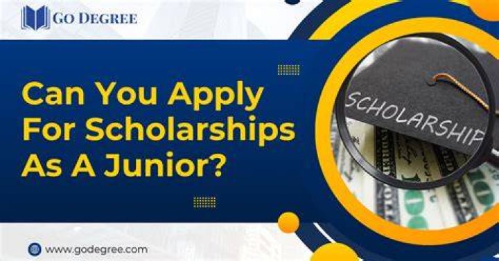 What scholarships can I apply for as a junior?