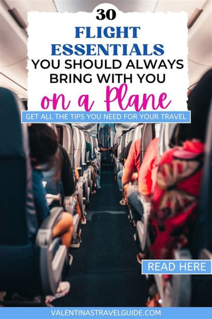 What should I bring on a plane?