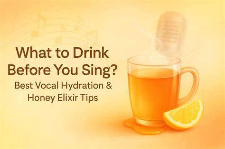 What should I drink before I sing?