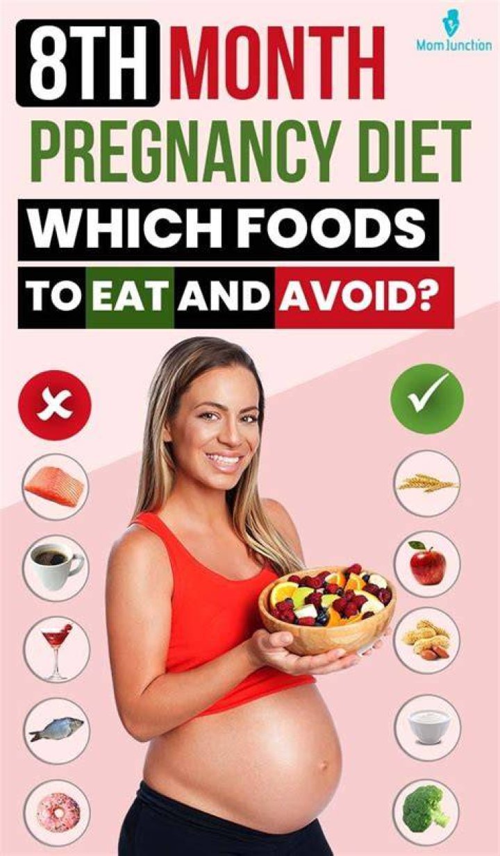 What should I eat to increase my baby weight in 8th month of pregnancy?