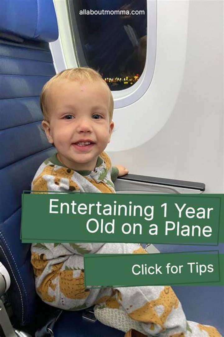 What should I pack for a 1 year old on a plane?