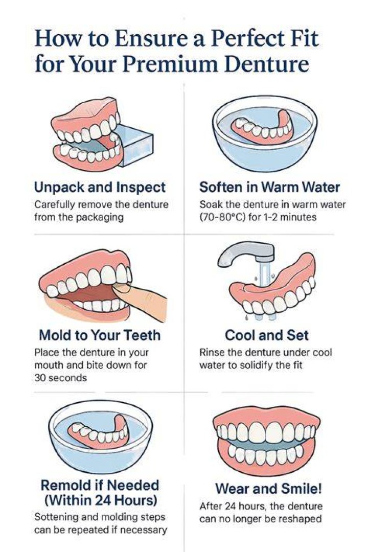 What should you avoid with dentures?