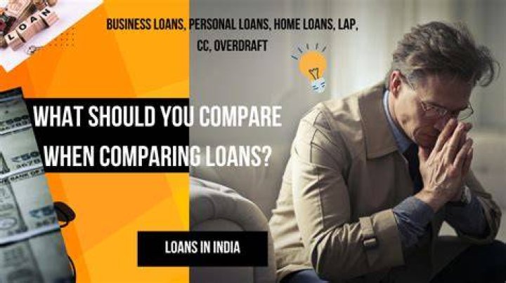 What should you compare when comparing loans?