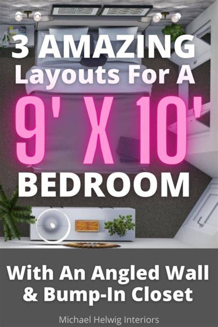 What size bed can fit in a 9x10 room?