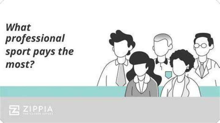 What sport job pays the most?