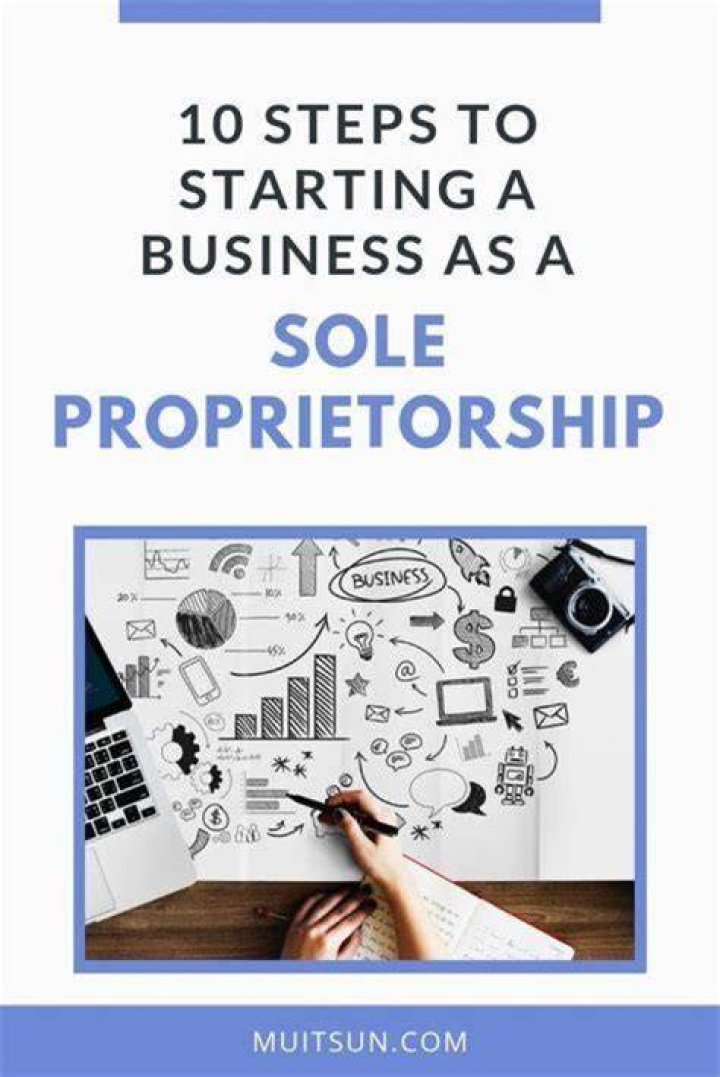 What steps do new sole proprietorship?